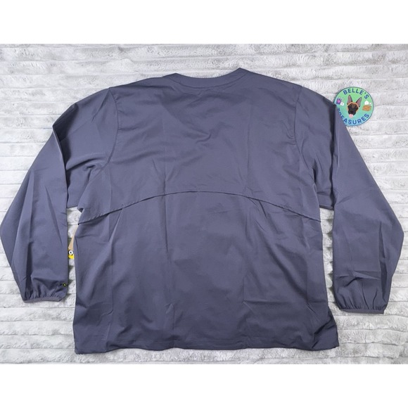 CARHARTT Women's 2XL Force Steel Blue liberty Zip Front Scrub Nursing Jacket NWT - Picture 10 of 10